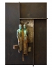 Bronce and steel<br>Measures: 61x96x16 cm<br>Series: 12 units.